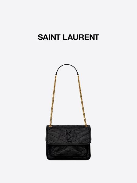 Cheap Leather Handle YSL WOC Branded Messenger Bag DND1N 1000 NIKI for sale