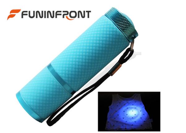 Cheap AAA Battery Powered MINI 9 LED Black Light  Led Flashlight for Scorpion Hunt for sale