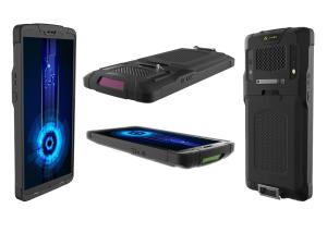 NFC Reader Android Handheld Printer PDA Laser Scanner  Handheld Terminal 6.0'' Full Screen