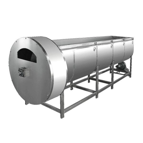 Cheap 1.5T/H Spiral Precooking Stianless Steel Blaching Fruit Processing Equipment Full Automatic for sale