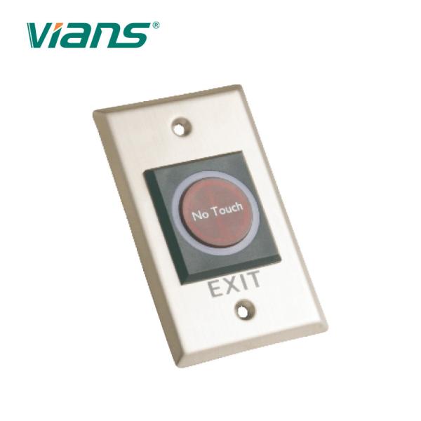 Cheap Security Infrared Sensor Door Access Push Button , Stainless Steel Exit Button for sale