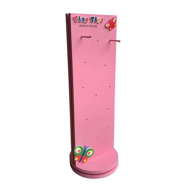 Cheap Modern Wooden Display Stand Free Standing Turning Display Stand Tiny Tips Sensitive For Kids for sale
