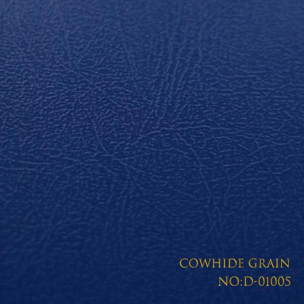 Cheap Cowhide Pattern PVC Coated Paper Certificate Binding Cover Color Customized for sale