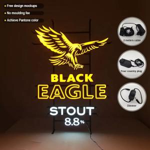China Satom Achieve Complex Patterns & Logos Custom Made Neon Signs for Advertising Display on sale