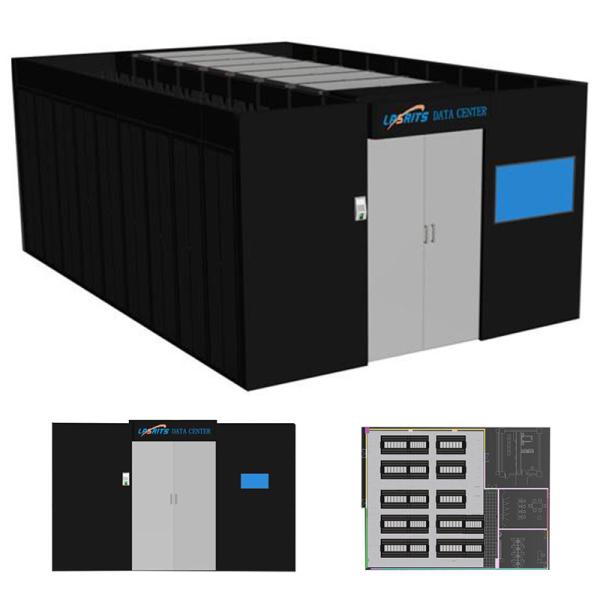 Cheap Commercial Modular Data Center Dual Row High Integration Machine Room for sale