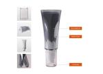 Tube Style Airless Cosmetic Bottles Shiny Plastic 30ml 35ml Empty PP