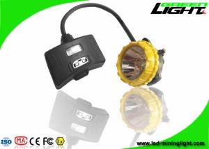 Semi Corded Rechargeable LED Headlamp 15000lux 6.8Ah Big Capacity IP68 1.7W