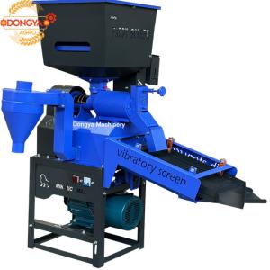 4HP Single Phase 6N50L Vibration Rice Mill Machine with Destoner and Sorting Feature