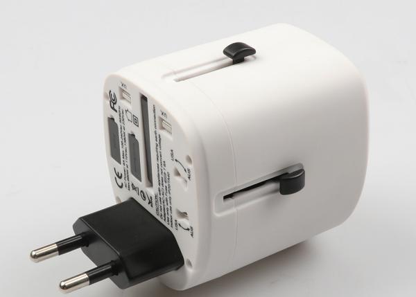 Cheap Universal Travel Power Adapter Dual USB Port 2500mA DC 5V Charger For Ipad for sale
