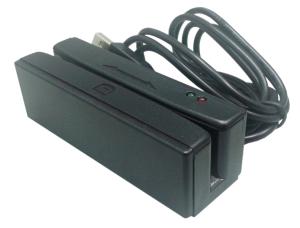 China Black  USB Hi&Lo Co 3Track Magnetic Stripe ReaderReader with dual magnetic head on sale