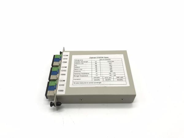 Cheap Customized WDM Solutions High Channel Isolation Wide Operating Wavelength for sale