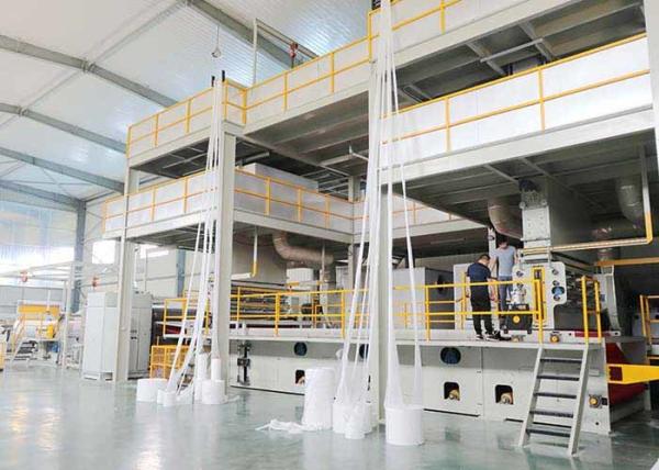 Cheap SSS PP Spunbonded Automatic Non Woven Machine Flexible for sale