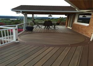 Wood  Plastic Composite Eco-friendly Termite-resistent Decking Board