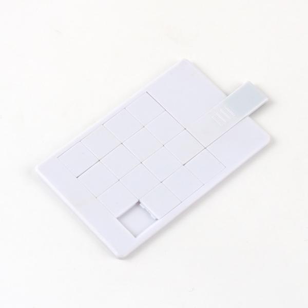 Cheap Puzzles Credit Card USB Sticks 2.0 UDP Flash Chips Shapes CMYK Print Logo for sale