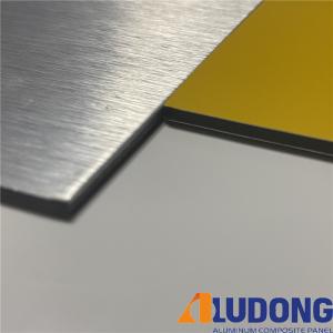 Sparkling ACP Brushed Aluminum Composite Panel 1000mm Length
