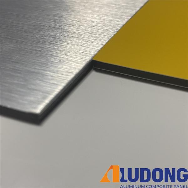 Cheap Sparkling ACP Brushed Aluminum Composite Panel 1000mm Length for sale
