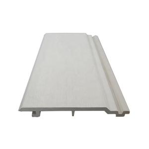 China 140mm*22mm Multilayer Engineered Wood Flooring White Wood Grain WPC Wall Cladding Panel on sale