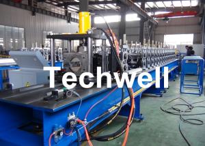 China Touch Screen PLC Control Rack Upright Roll Forming Machine For Hydraulic Station Power 5.5kw on sale