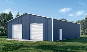 China Steel Colorful Material Q355 Prefab Building Prefabricated Garages Building Kits for Sale on sale