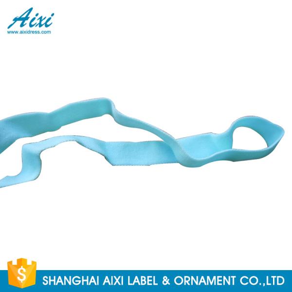 Cheap Decorative Coloured Fold Over Elastic Webbing Straps Elastic Binding Tape for sale
