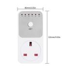 US/UK/EU Plug Energy Efficiency Timer Socket 1-10 Hour Countdown Timing