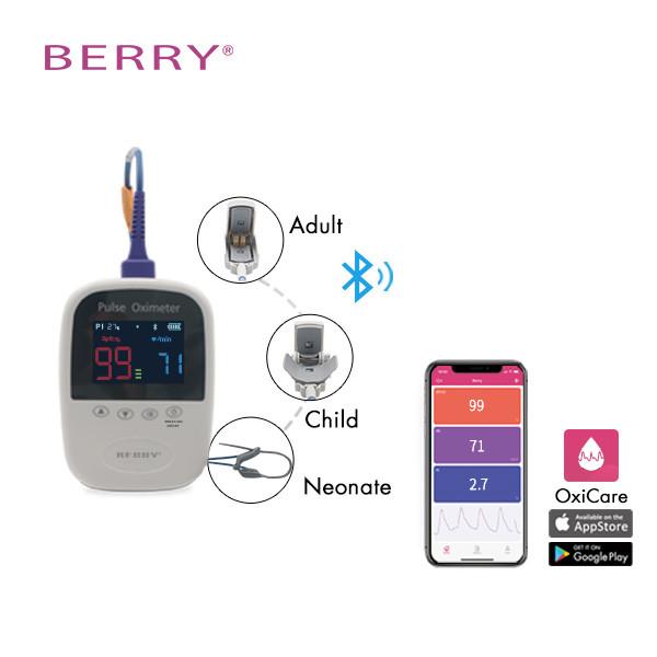 Cheap Plastic Handheld Pulse Oximeter Adjustable Limit Class II for sale