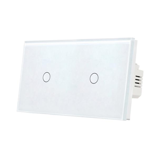 Cheap 157 TYPE EU AU Standard Touch Light Switch 2 Gang Smart Home Switches 60Hz for sale