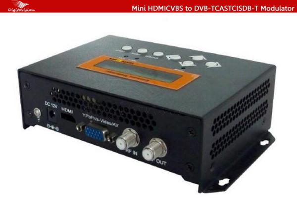 Cheap Mini HDMI/CVBS to DVB-T/C/ASTC/ISDB-T Modulator for sale