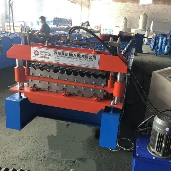 Cheap 7.5KW 8m/Min Double Layer Roll Forming Machine Low Noise for sale