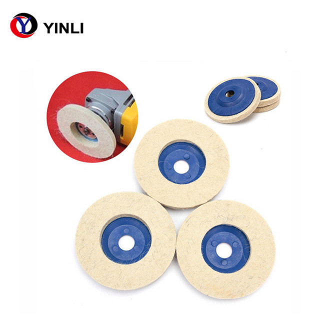Hard Density Natural Wool Felt Wheel 10mm Thickness For Drill