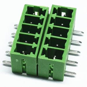 China 2EDGR/15EDRC pluggable terminal blocks connector 3.81mm/5.00mm/5.08mm pitch male type rignht angel through hole on sale