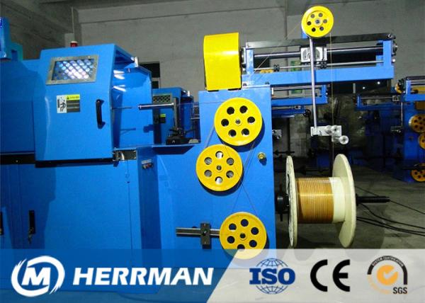 Cheap Triple Layer Concentric Cable Taping Machine Speed Up To 2200RPM PLC Control for sale