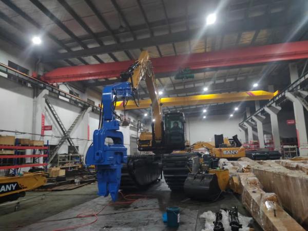 Cheap 1800cm 3300rpm Hydraulic Pile Hammer Fast Converting Stable Running for sale
