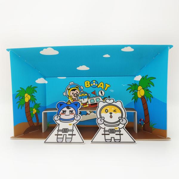 Cheap Hollow Sheet Photo Booth Background Hand Carry Toys Presentation Booth for sale