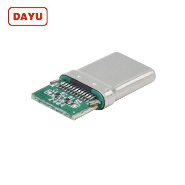 Cheap Fast Charging Usb C Connector , 24 PIN Usb 3.1 Type C Connector for sale