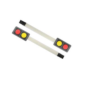 Best Red And Yellow 2 Buttons Matrix DIY Membrane Keypad wholesale