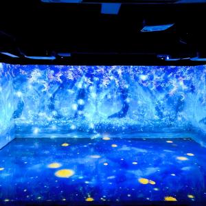 China Anniversary Room Decorations Indoor 7d Interactive Projector Wall Floor Projection on sale