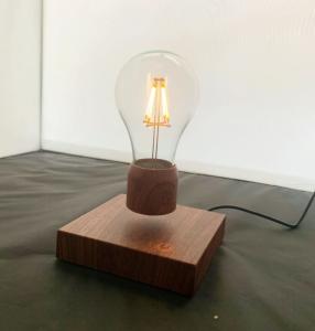 Floating Levitate platform Magnetic Levitation device module moon light bulb LED wood table desk magnet levitating lamp