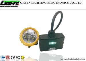 Semi Corded Mining Cap Lights 15000lux High Brightness With Low Power Warning Function