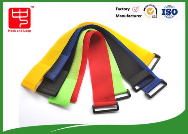 Cheap Custom Logo Printing Loop And Hook Straps Yellow Color Use For Clearing Mess for sale