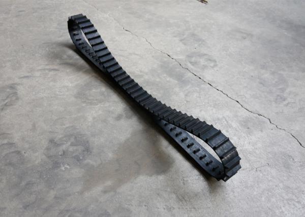 Cheap Continuous Small Robot Tracks , Custom Rubber Tracks Low Ground Pressure for sale