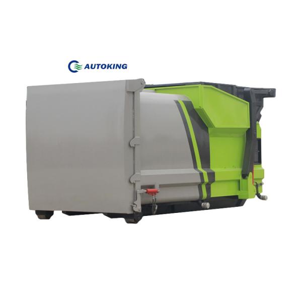 Cheap Environmentally Friendly Mobile Garbage Truck  Mobile Garbage Compression System Compactor Machine for Garbage Station for sale