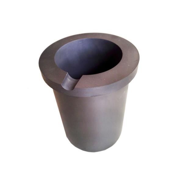 Cheap 1.75-1.85G/Cm3 Graphite Induction Furnace Crucible For Melting Metal for sale
