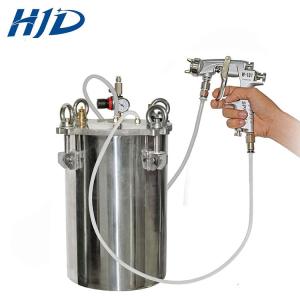 Moveable Manual Coating Machine , Uv Coating Machine With Powder Coating Gun