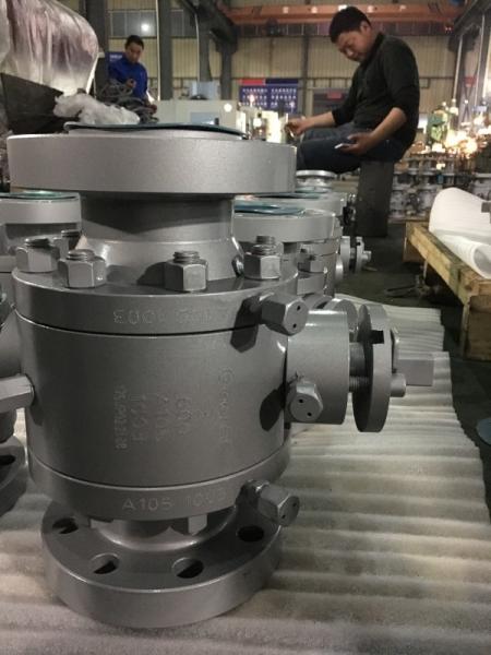 Cheap Double Block Design Trunnion Type Ball Valve For Smooth Operation for sale