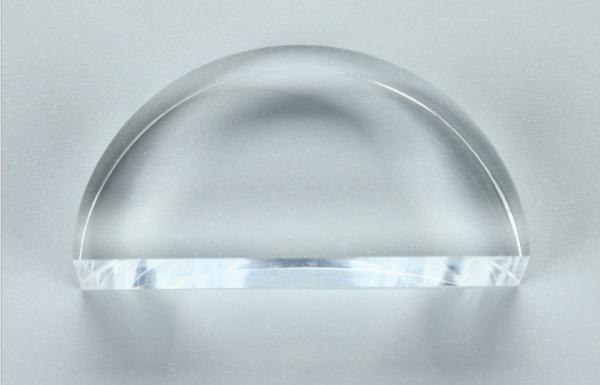 8*4*2cm/6*3*1.5cm High Borosilicate/Quartz /BK7(K9) Optical Prism Semicircular Lens