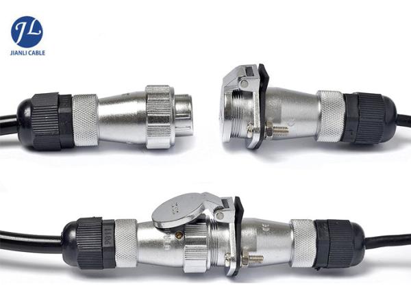 Cheap Five Pin Security Camera Cable CCTV Video Power Wire For BNC RCA Black Cord DVR for sale