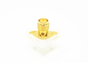 China 18GHz Female Socket Straight Gold Plated SMA RF Connector on sale