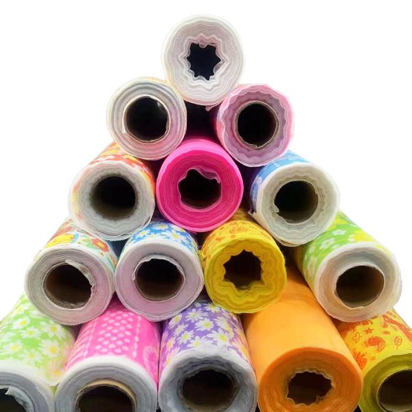 Cheap Customized Disposable Fabric Making Non Woven Tablecloth Roll Recycle Bag for sale