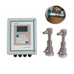 spool piece transducer transit time insertion type ultrasonic flow meter with
